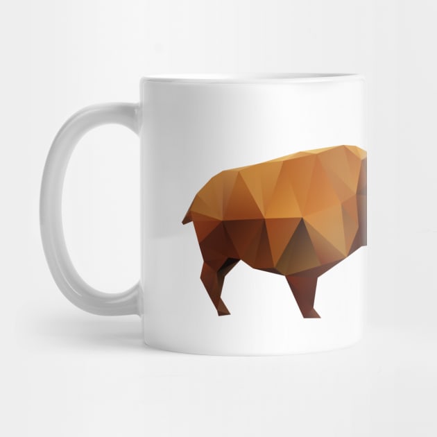 Polygonal Buffalo by yulia-rb